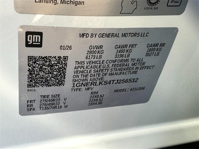 New 2026 Chevrolet Traverse RS image 17