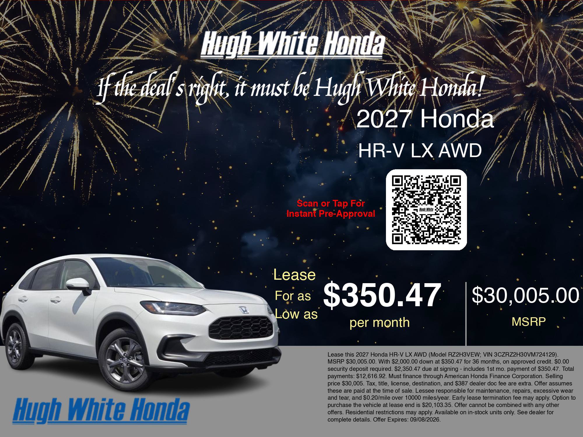 New 2027 Honda HR-V LX image 3