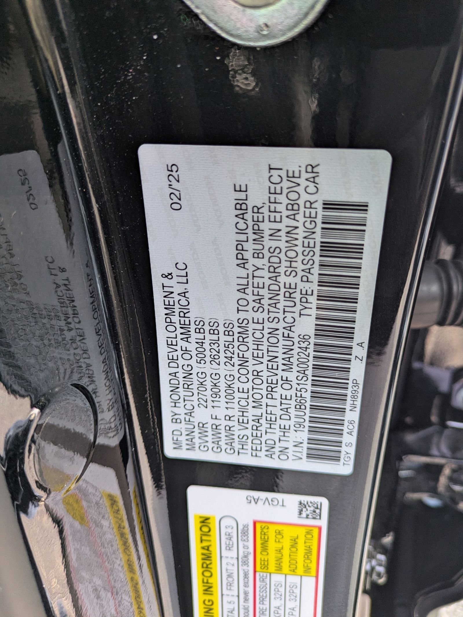 Certified 2025 Acura TLX SH-AWD w/ A-SPEC Pkg image 35