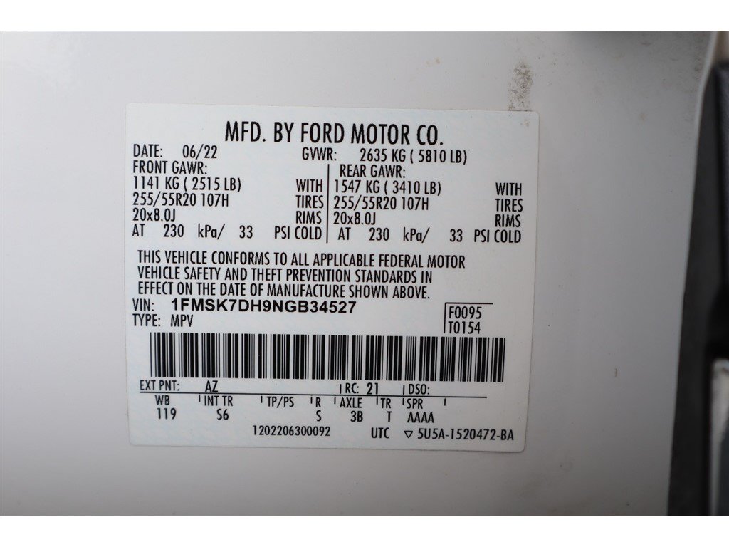 Used 2022 Ford Explorer XLT w/ Equipment Group 202A RWD image 51
