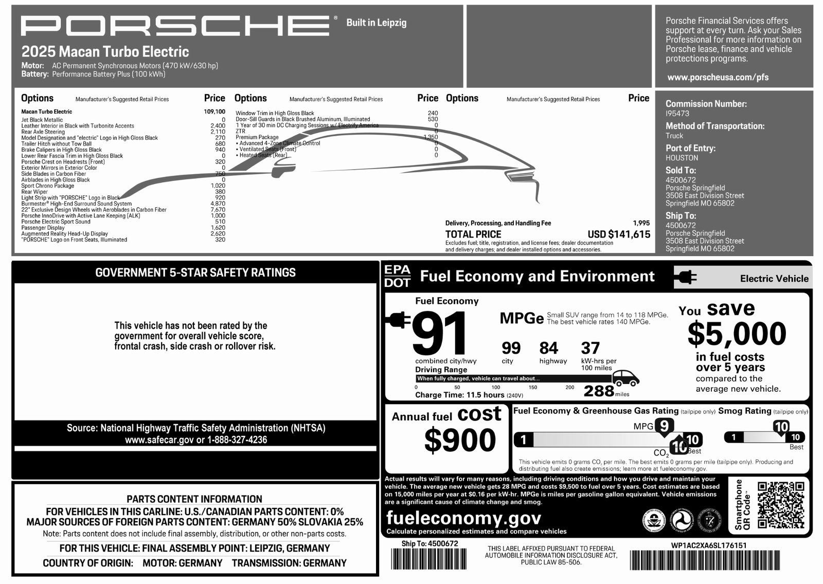New 2025 Porsche Macan Turbo Electric AWD/4WD image 57