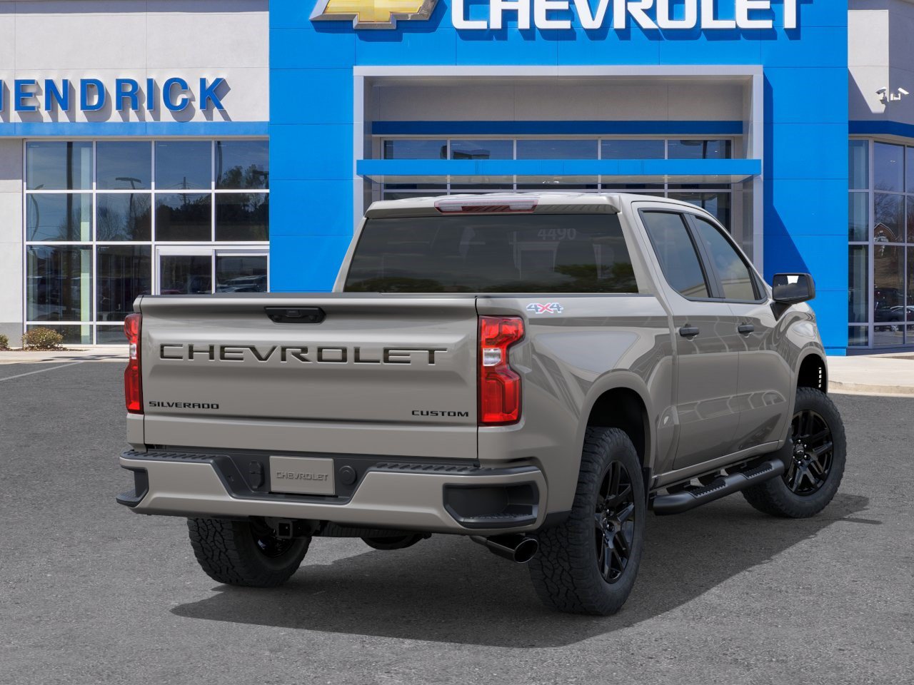 New 2026 Chevrolet Silverado 1500 Custom w/ Turbomax Blackout Package AWD/4WD image 6