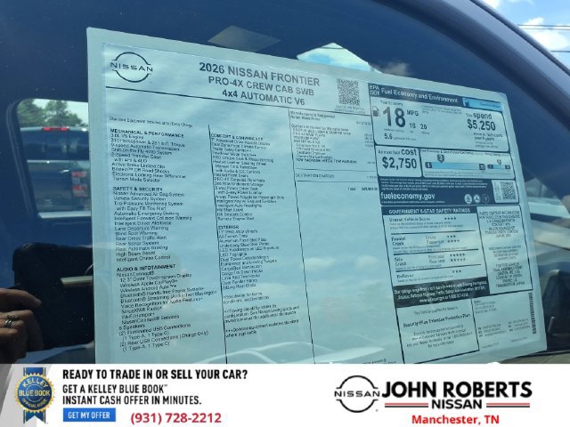 New 2026 Nissan Frontier PRO-4X w/ Tow Package AWD/4WD image 19