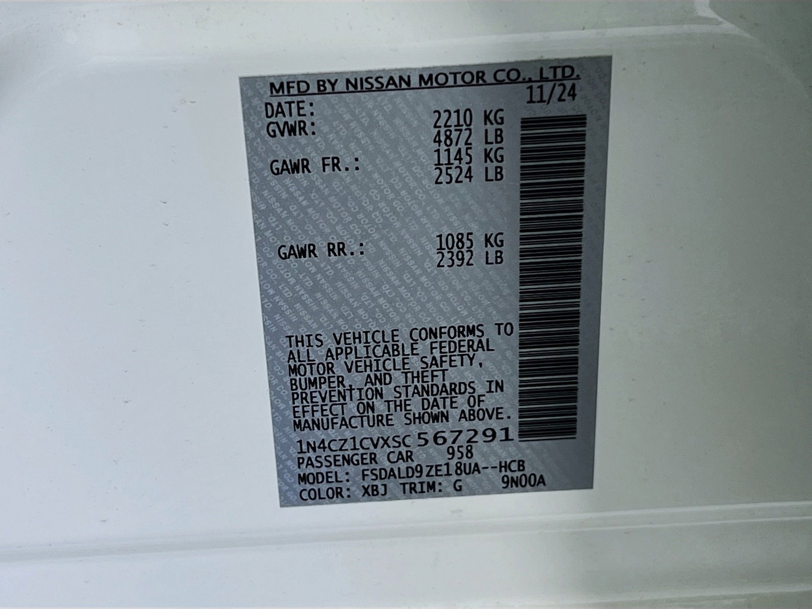 New 2025 Nissan Leaf SV Plus FWD image 35