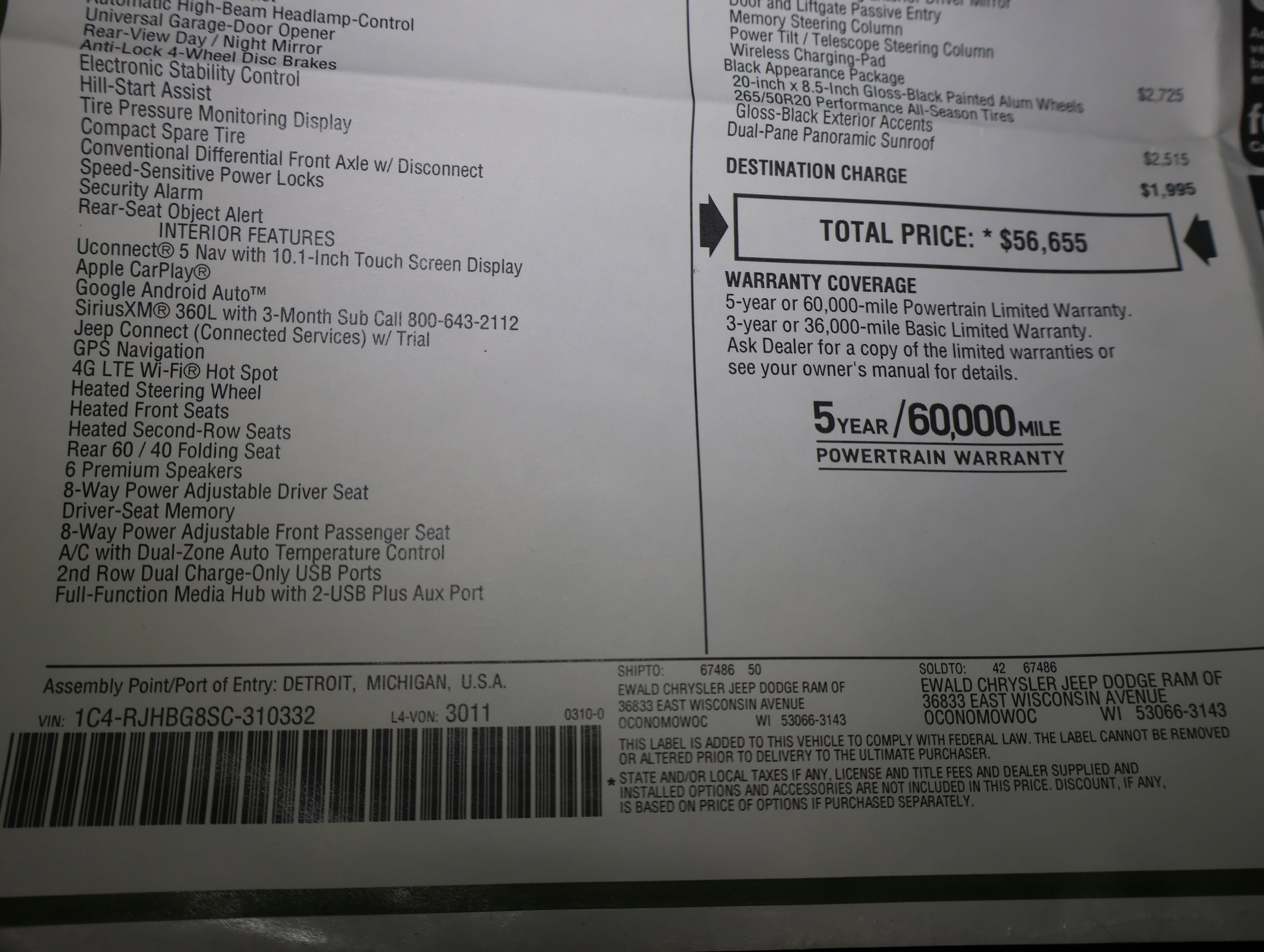 Used 2025 Jeep Grand Cherokee Limited w/ Luxury Tech Group II image 44