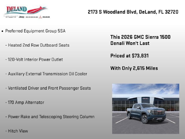 New 2026 GMC Sierra 1500 Denali AWD/4WD image 29