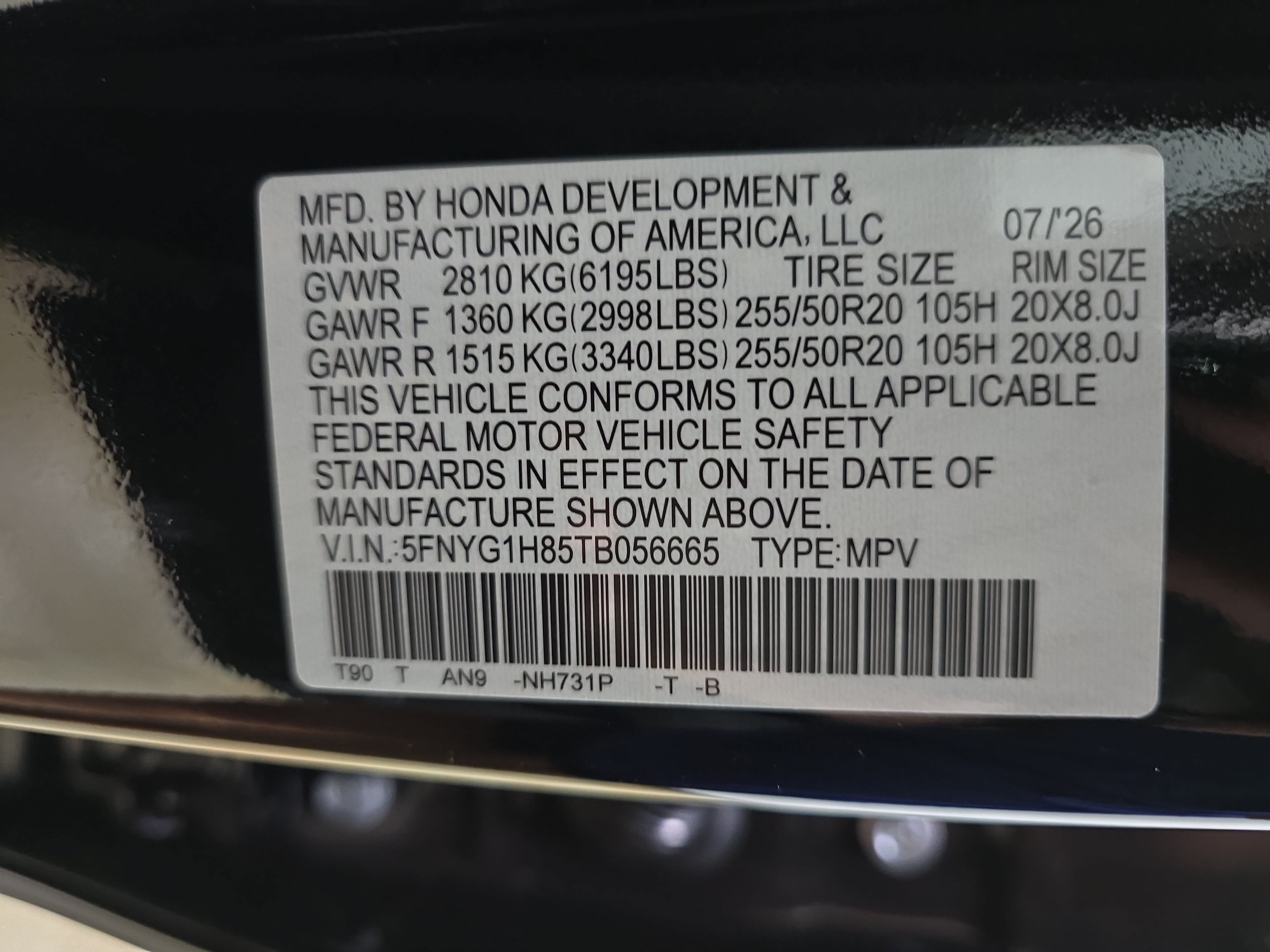 New 2026 Honda Pilot Elite image 33