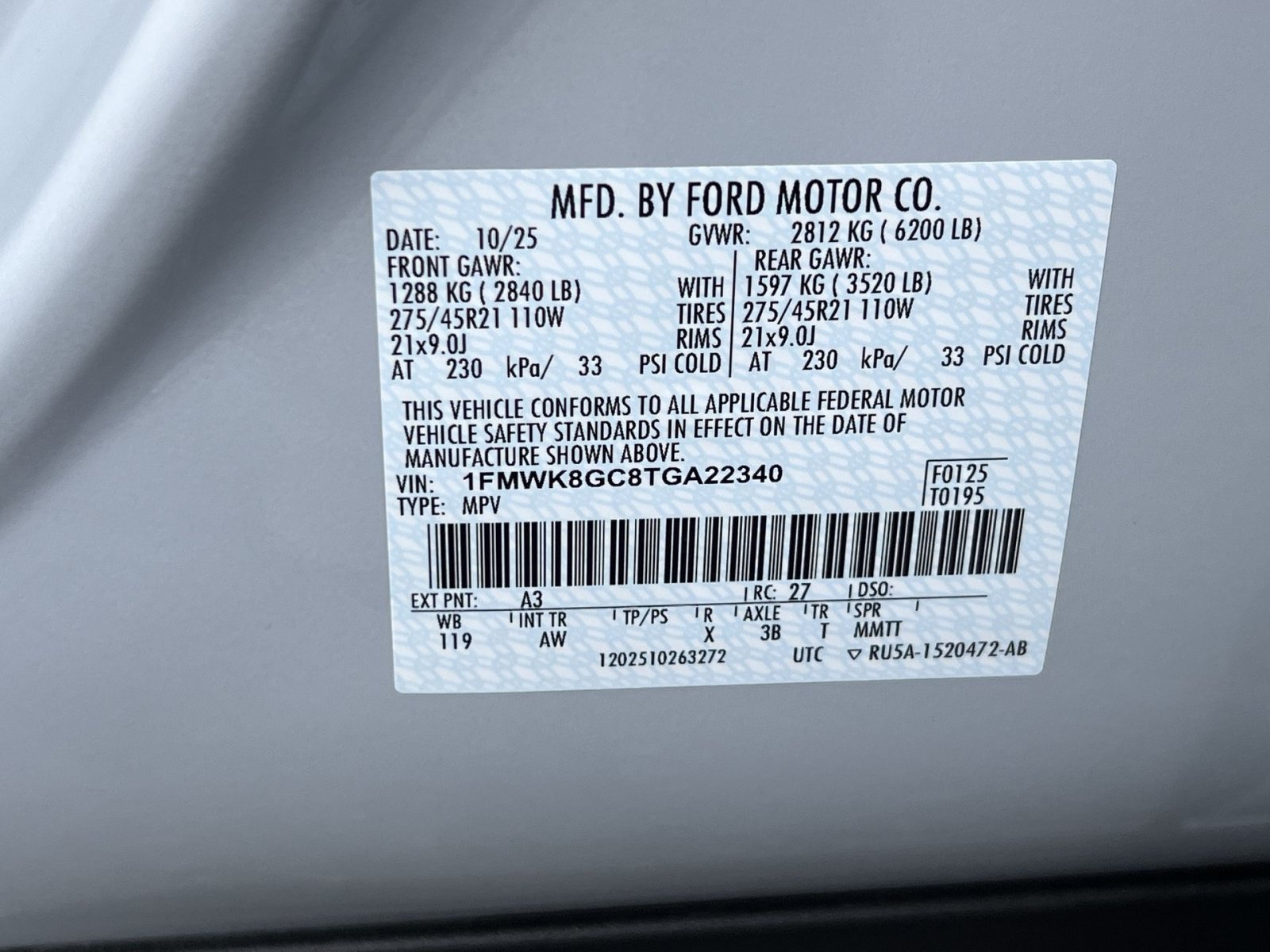 Used 2026 Ford Explorer ST w/ Sun And Sound Package AWD/4WD image 44