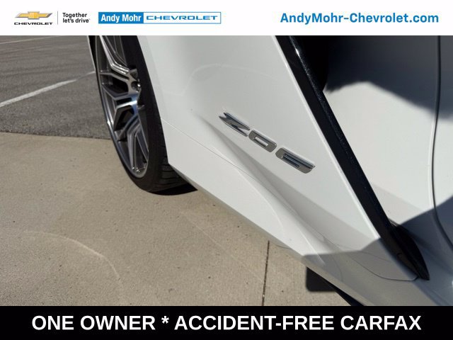 Used 2023 Chevrolet Corvette Z06 w/ Chrome Exterior Badge Package RWD image 45