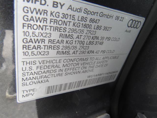 Used 2022 Audi RS Q8 AWD/4WD image 8