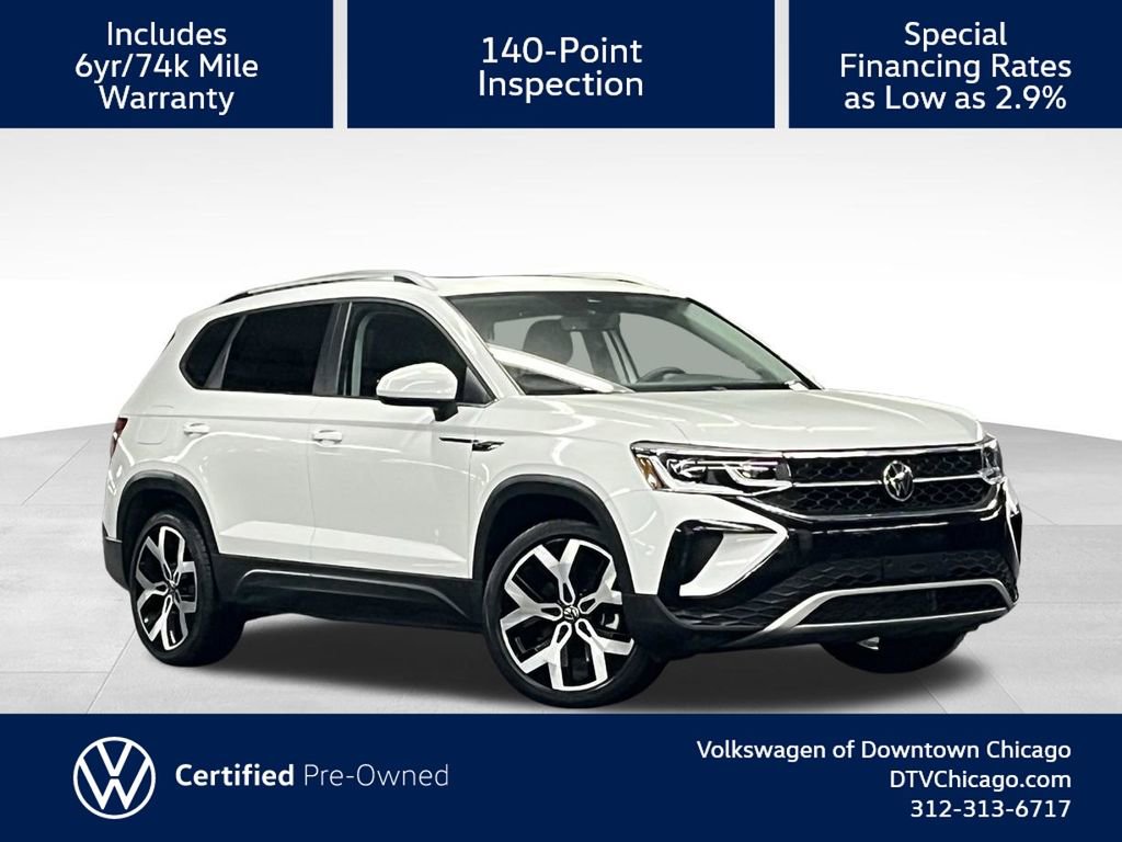 Used 2022 Volkswagen Taos SEL w/ Panoramic Sunroof Package AWD/4WD 360° Tour
