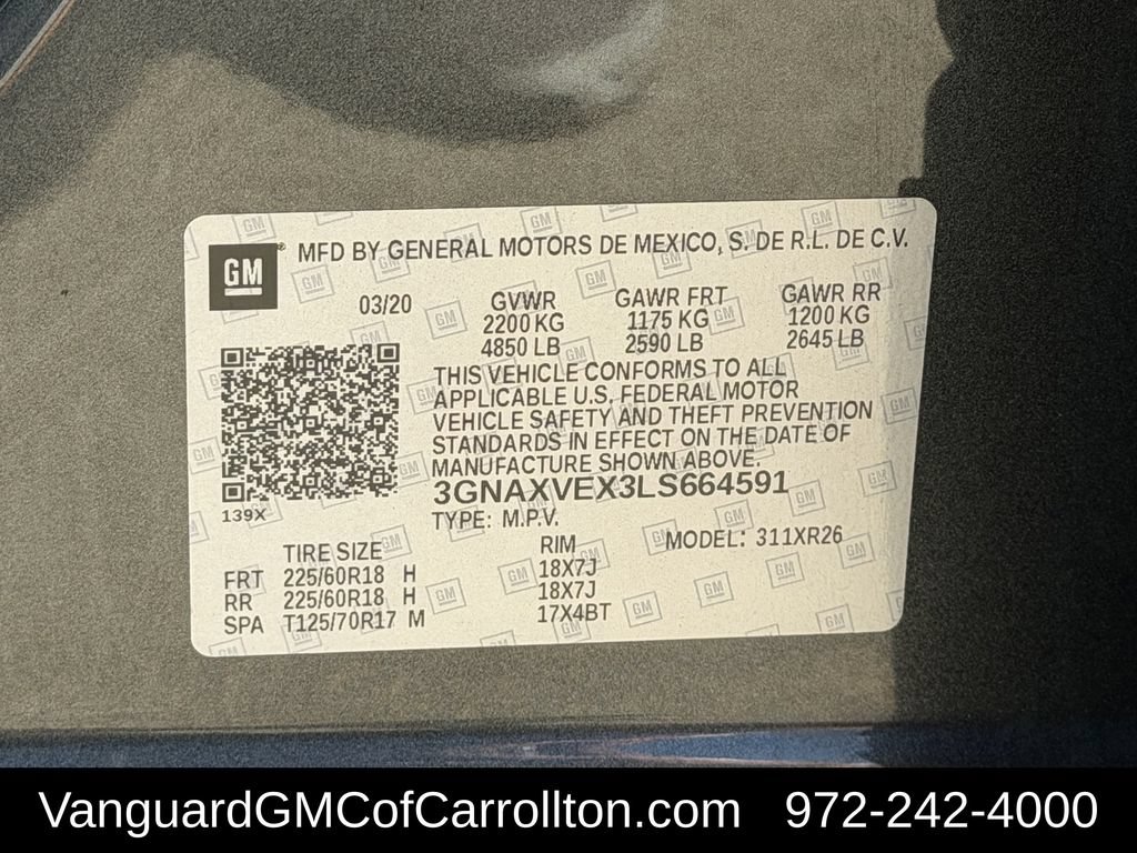 Used 2020 Chevrolet Equinox LT AWD/4WD image 34