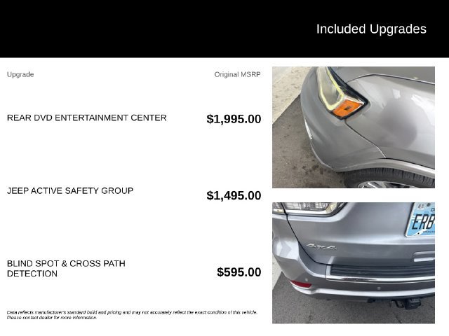 Used 2017 Jeep Grand Cherokee Overland w/ Jeep Active Safety Group AWD/4WD image 9