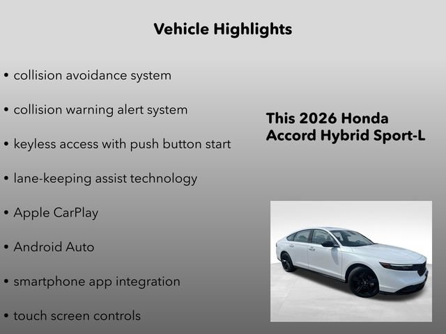 New 2026 Honda Accord Sport image 10