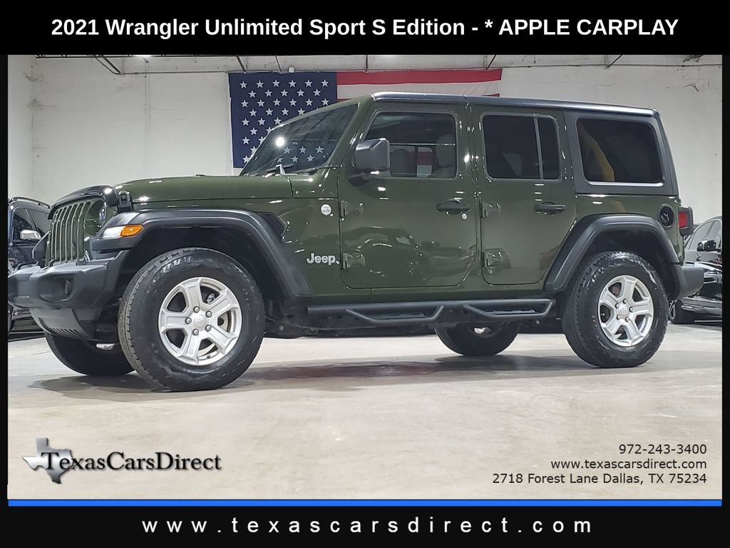 Used 2021 Jeep Wrangler Unlimited Sport AWD/4WD video 1