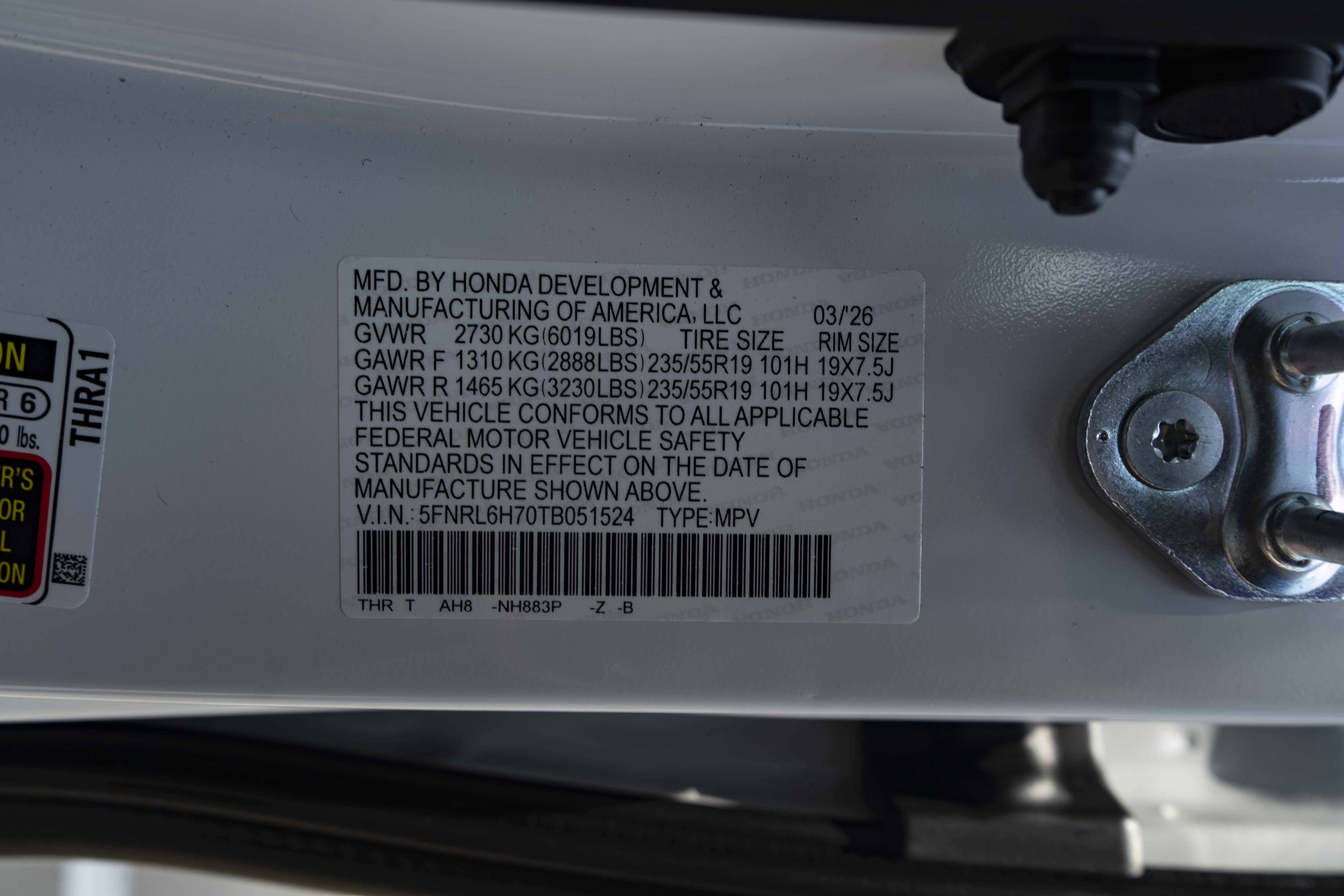 Certified 2026 Honda Odyssey Sport-L image 46