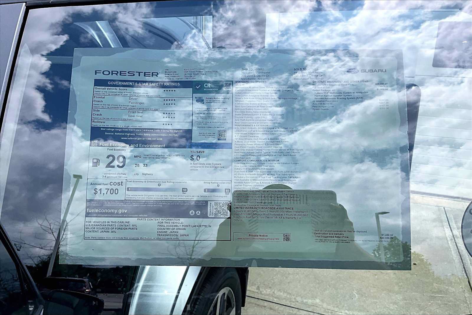 New 2026 Subaru Forester Limited AWD/4WD image 19