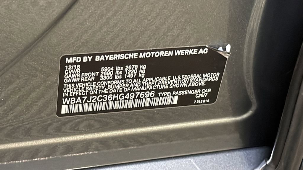Used 2017 BMW 740e xDrive image 34
