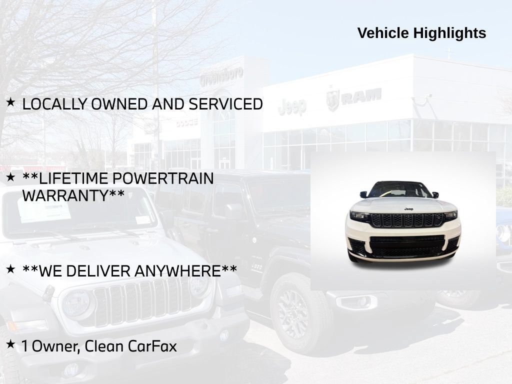 Used 2023 Jeep Grand Cherokee L Summit AWD/4WD image 5