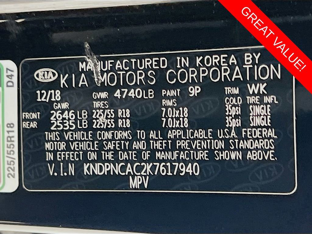 Certified 2019 Kia Sportage EX image 32