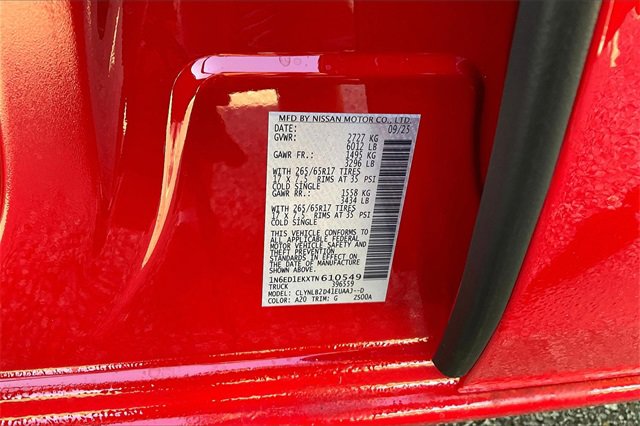 New 2026 Nissan Frontier SV w/ All-Weather Content Package image 13