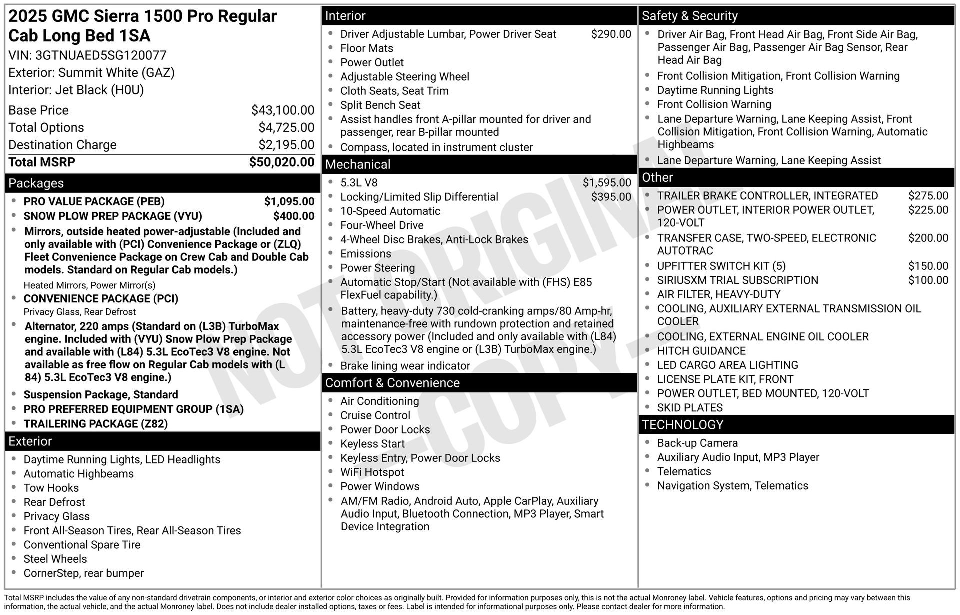 New 2025 GMC Sierra 1500 Pro w/ Pro Value Package AWD/4WD image 3