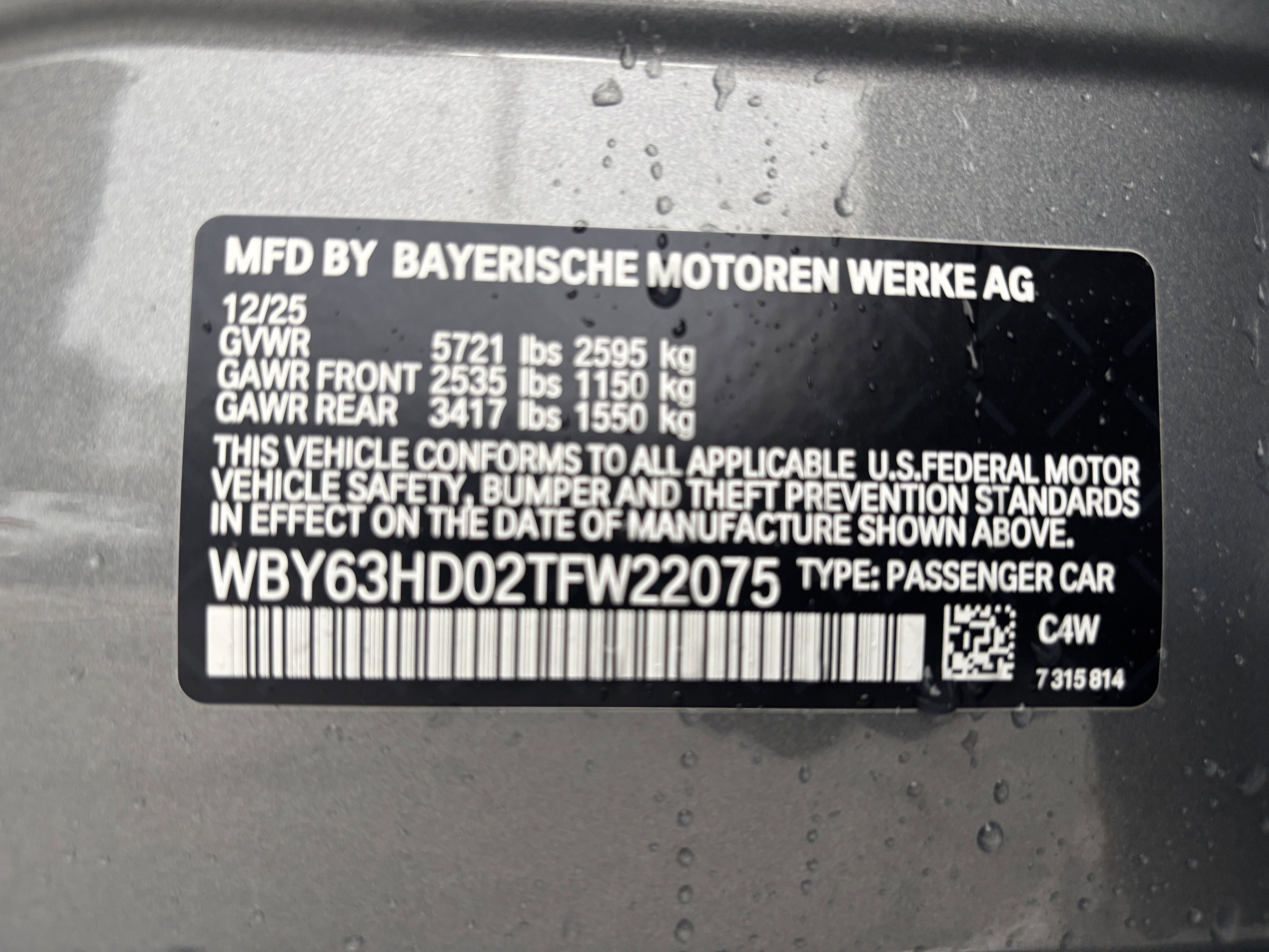 Used 2026 BMW i4 eDrive40 w/ Parking Assistance Package RWD image 33