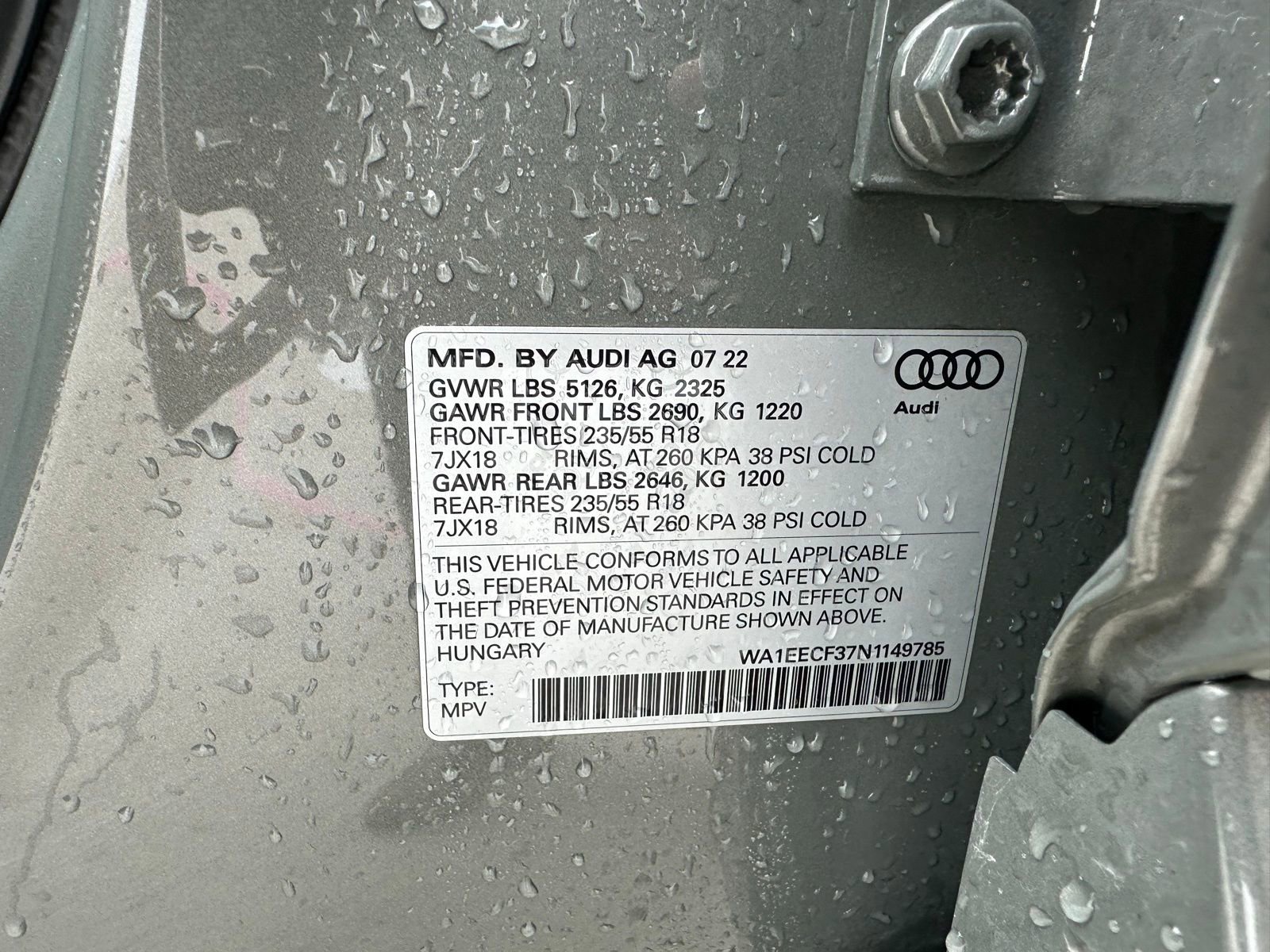 Used 2022 Audi Q3 2.0T Premium Plus w/ Premium Plus Package AWD/4WD image 12