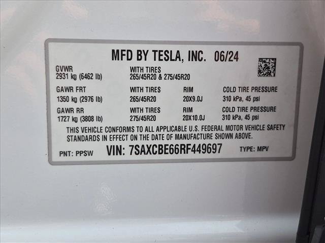 Used 2024 Tesla Model X Plaid AWD/4WD image 25