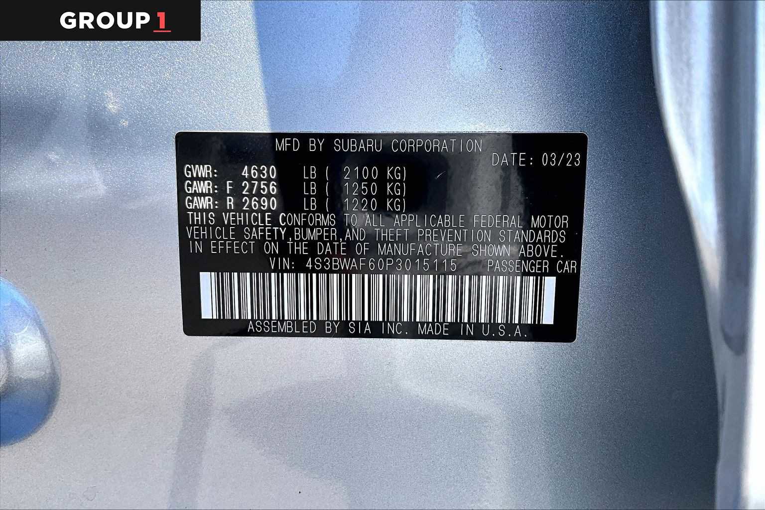 Certified 2023 Subaru Legacy Premium image 35