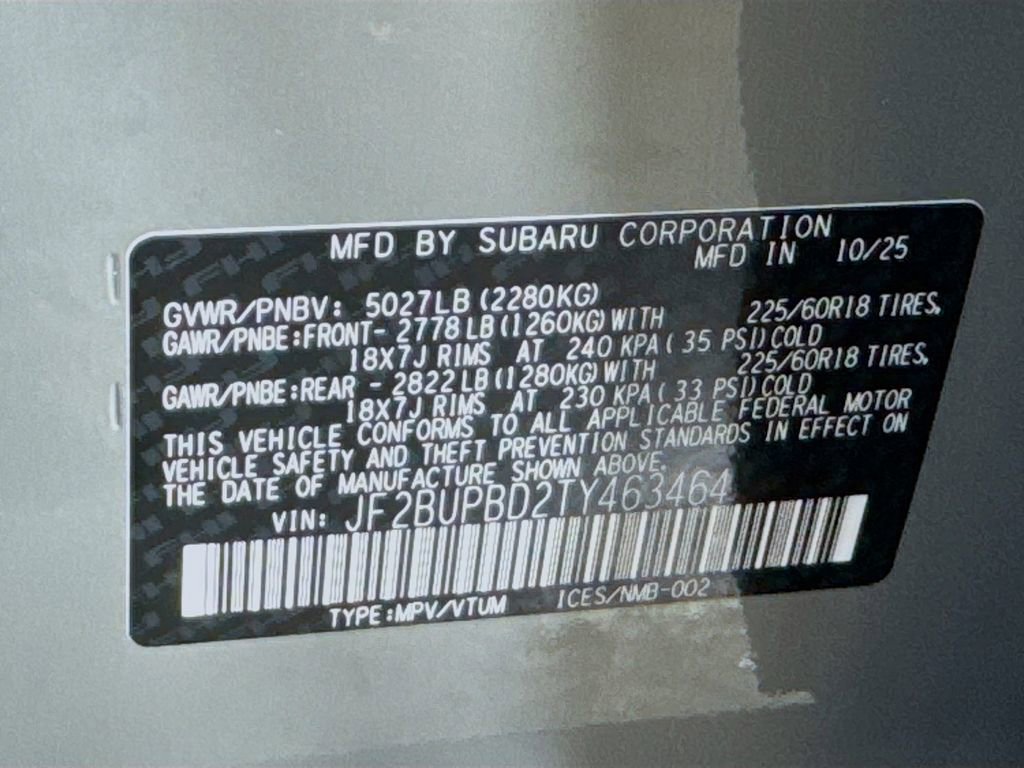 Certified 2026 Subaru Outback Premium image 42