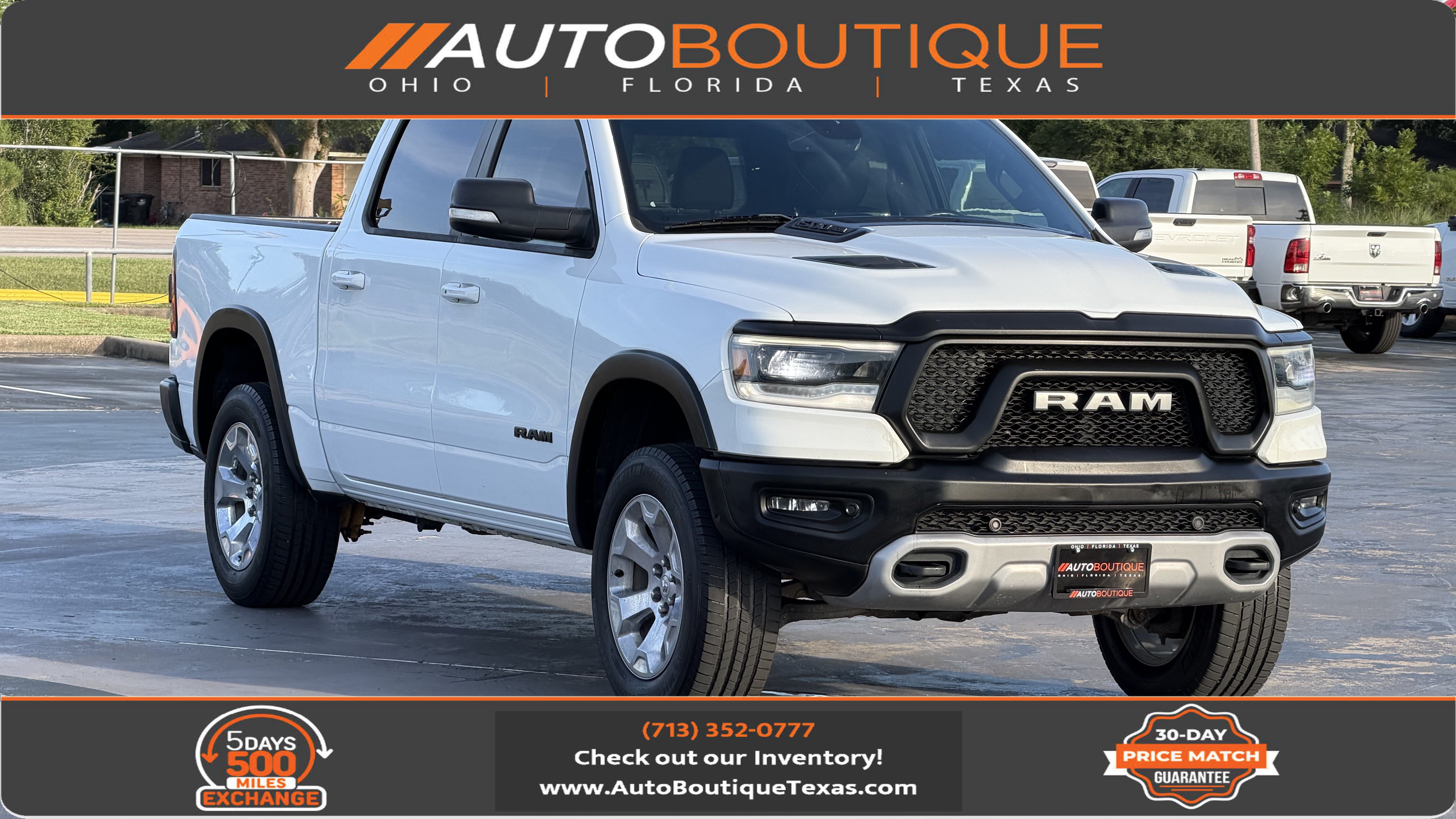 Used 2019 RAM 1500 Rebel w/ Rebel Level 2 Equipment Group RWD image 1