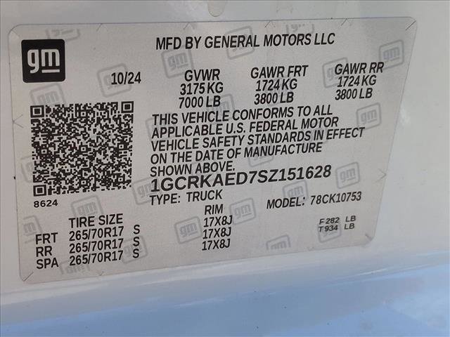 Used 2025 Chevrolet Silverado 1500 W/T w/ WT Value Package image 24