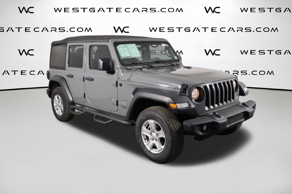 Used 2019 Jeep Wrangler Unlimited Sport w/ Technology Group AWD/4WD image 29