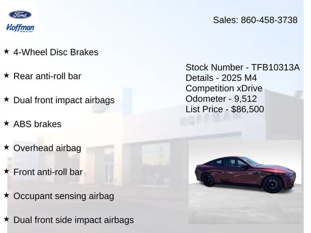 Used 2025 BMW M4 xDrive Competition AWD/4WD image 28