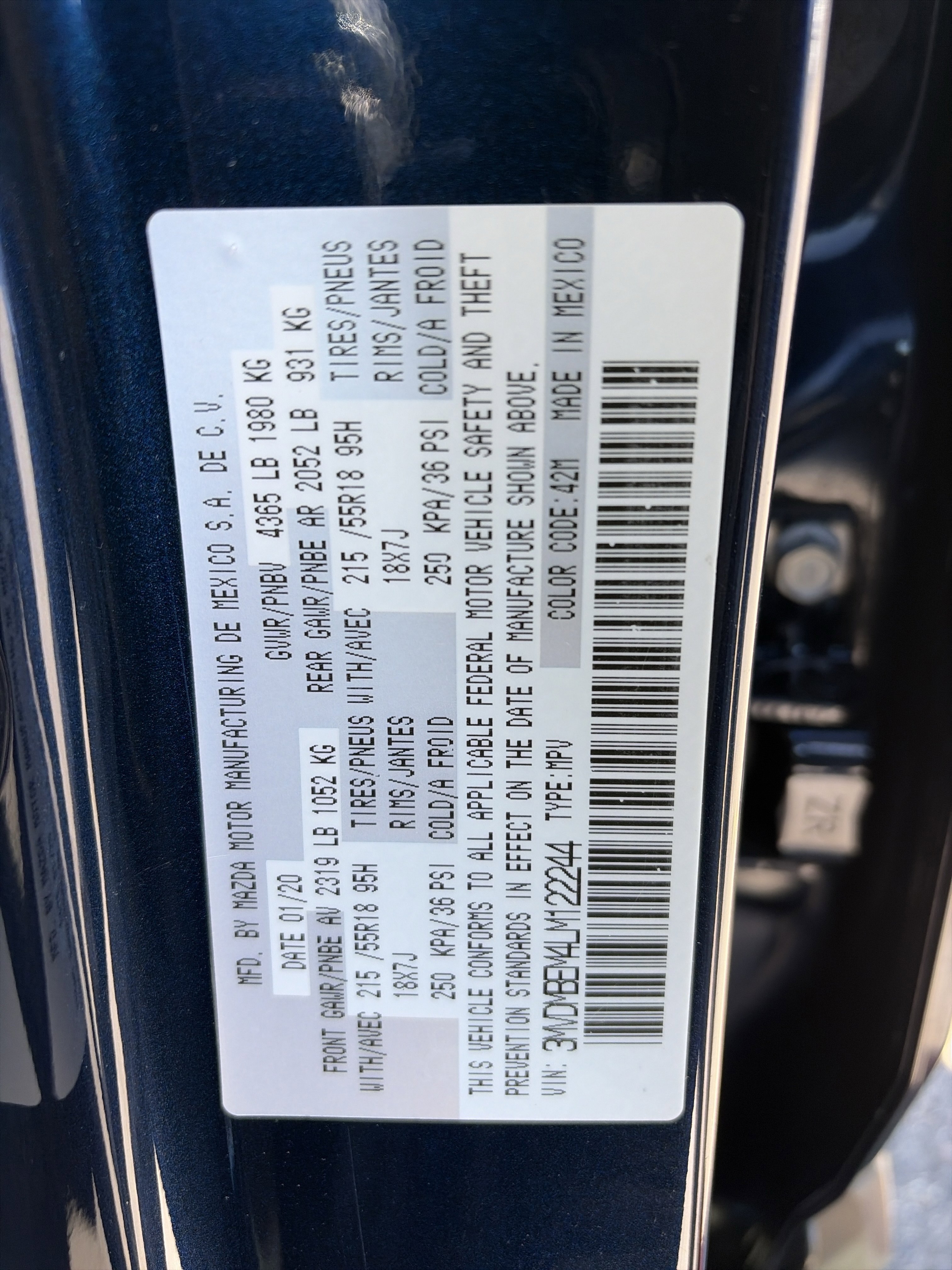 Used 2020 MAZDA CX-30 AWD w/ Premium Package image 33