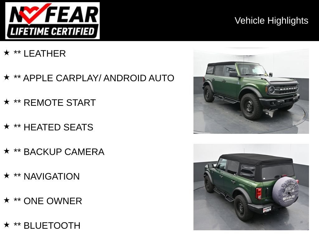 Used 2023 Ford Bronco Black Diamond AWD/4WD image 2