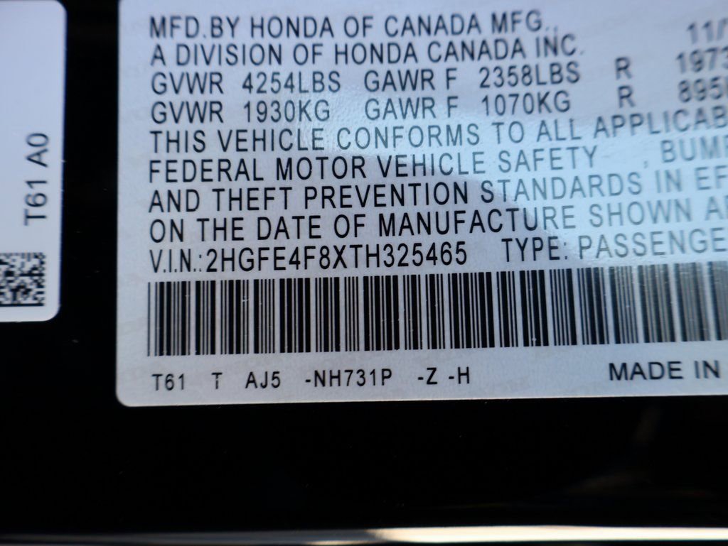 New 2026 Honda Civic Sport Touring image 35