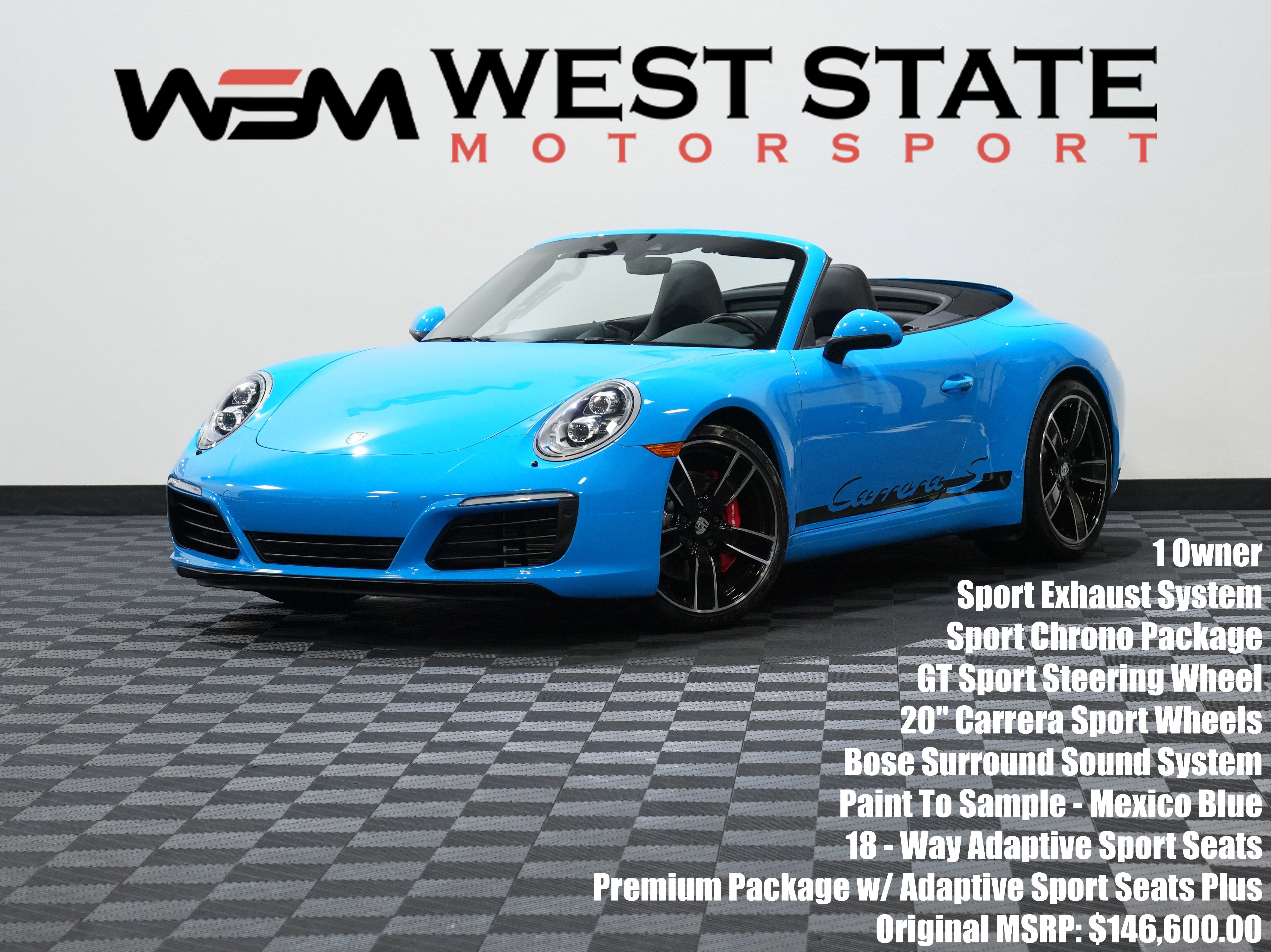 Used 2017 Porsche 911 Carrera S