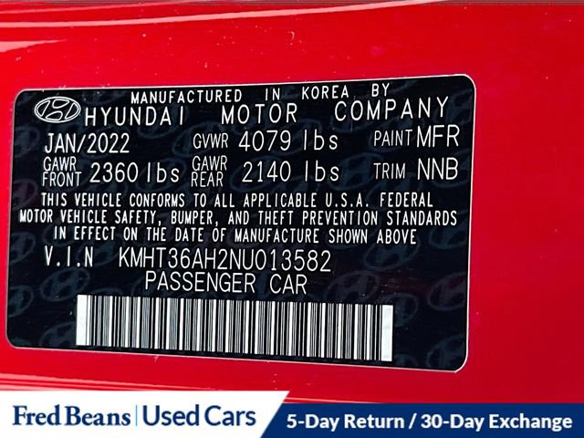 Used 2022 Hyundai Veloster N image 27