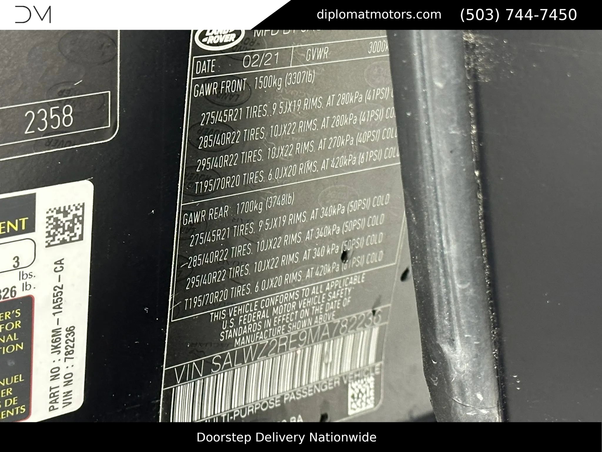 Used 2021 Land Rover Range Rover Sport SVR image 52