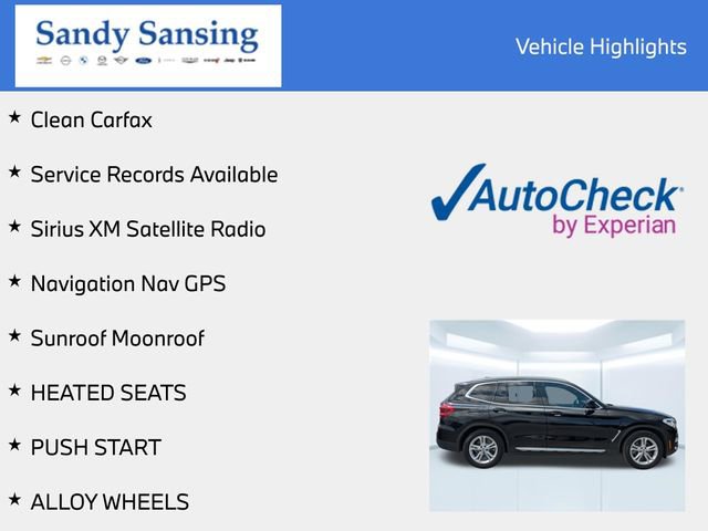 Used 2019 BMW X3 sDrive30i w/ Convenience Package image 7