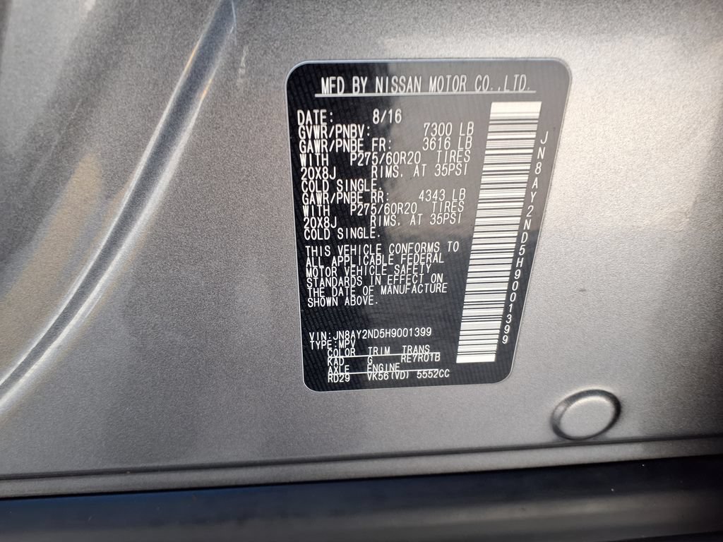 Used 2017 Nissan Armada Platinum RWD image 35