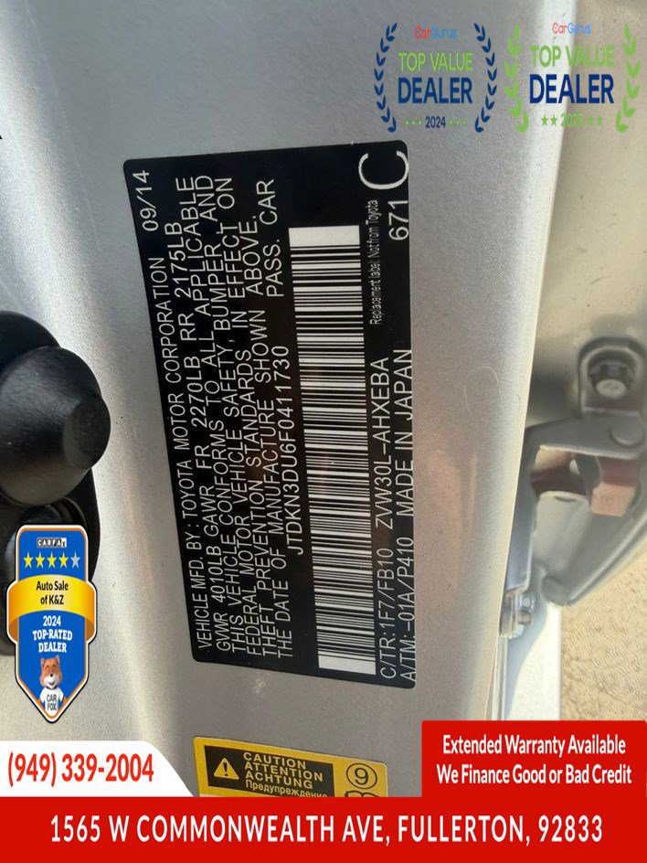 Used 2015 Toyota Prius Two FWD image 31