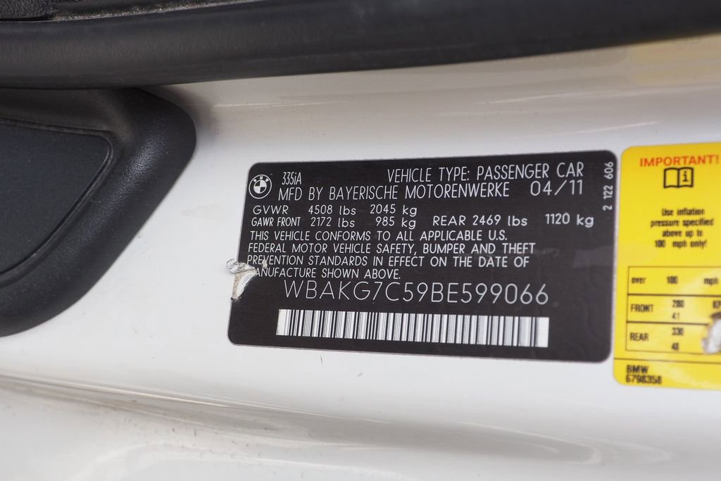 Used 2011 BMW 335i Coupe w/ M Sport Pkg image 6