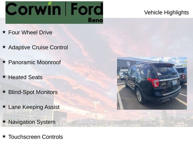 Used 2018 Ford Explorer XLT w/ Equipment Group 202A AWD/4WD image 8