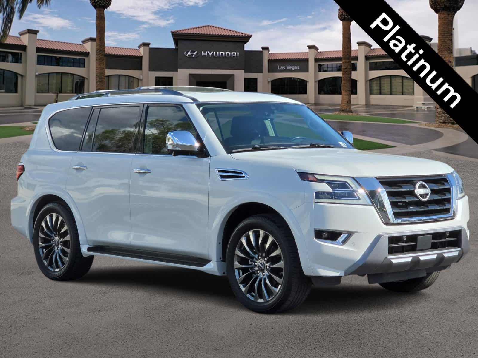 Used 2023 Nissan Armada Platinum w/ Captain's Chairs Package RWD image 2