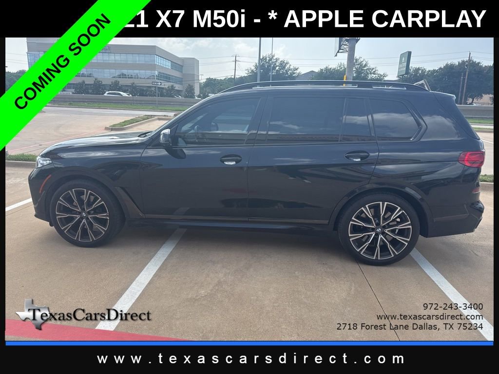 Used 2021 BMW X7 M50i w/ Dynamic Handling Package AWD/4WD image 2