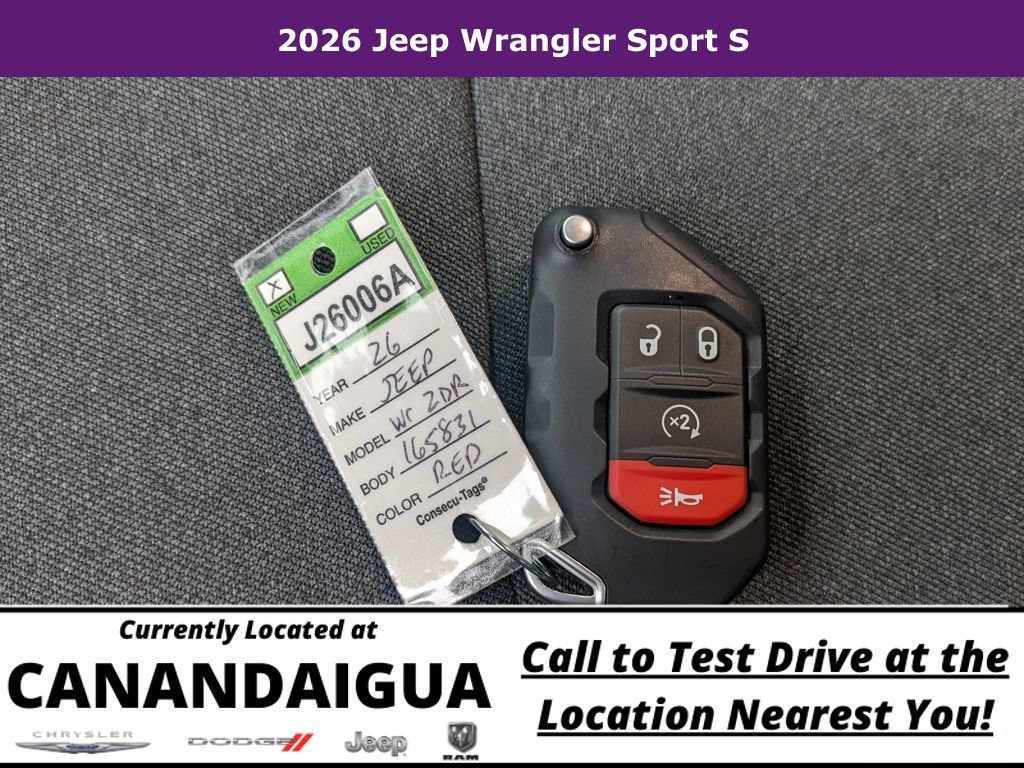 New 2026 Jeep Wrangler Sport AWD/4WD image 26