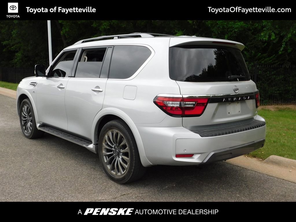 Used 2021 Nissan Armada Platinum w/ Captain's Chairs Package AWD/4WD image 3